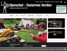 Tablet Screenshot of hjemsted.dk